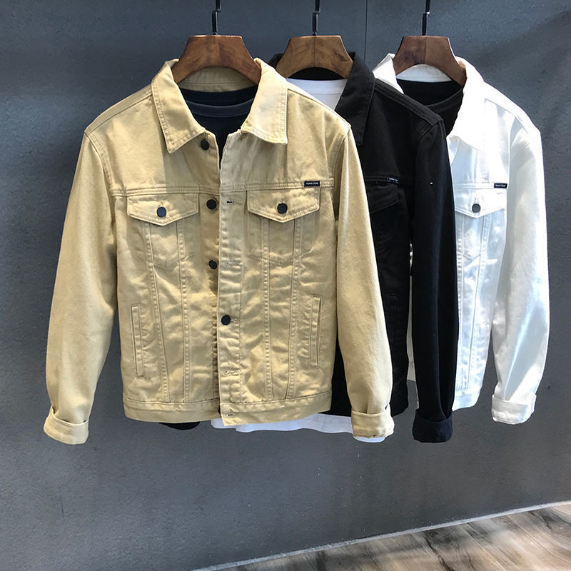 Spring Autumn Men's Denim Jack - Mens Fashion Denim Jacket avis et prix