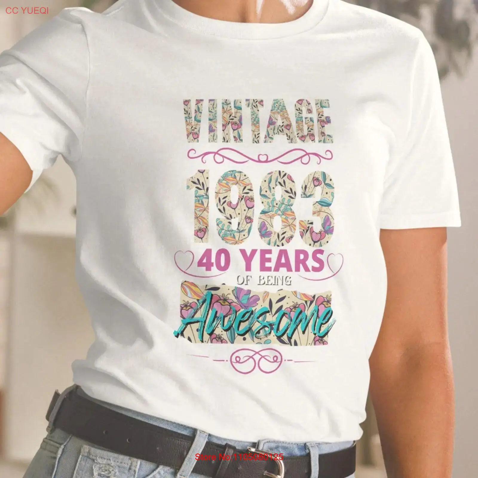 Vintage 1983 T Shirt 40th Birt - Men'S Fashion At 40 avis et prix