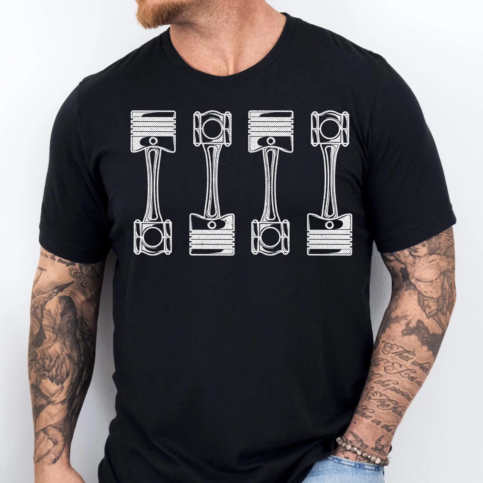 Car Engine Pistons T Shirt Aut - Men'S Fashion Garage avis et prix