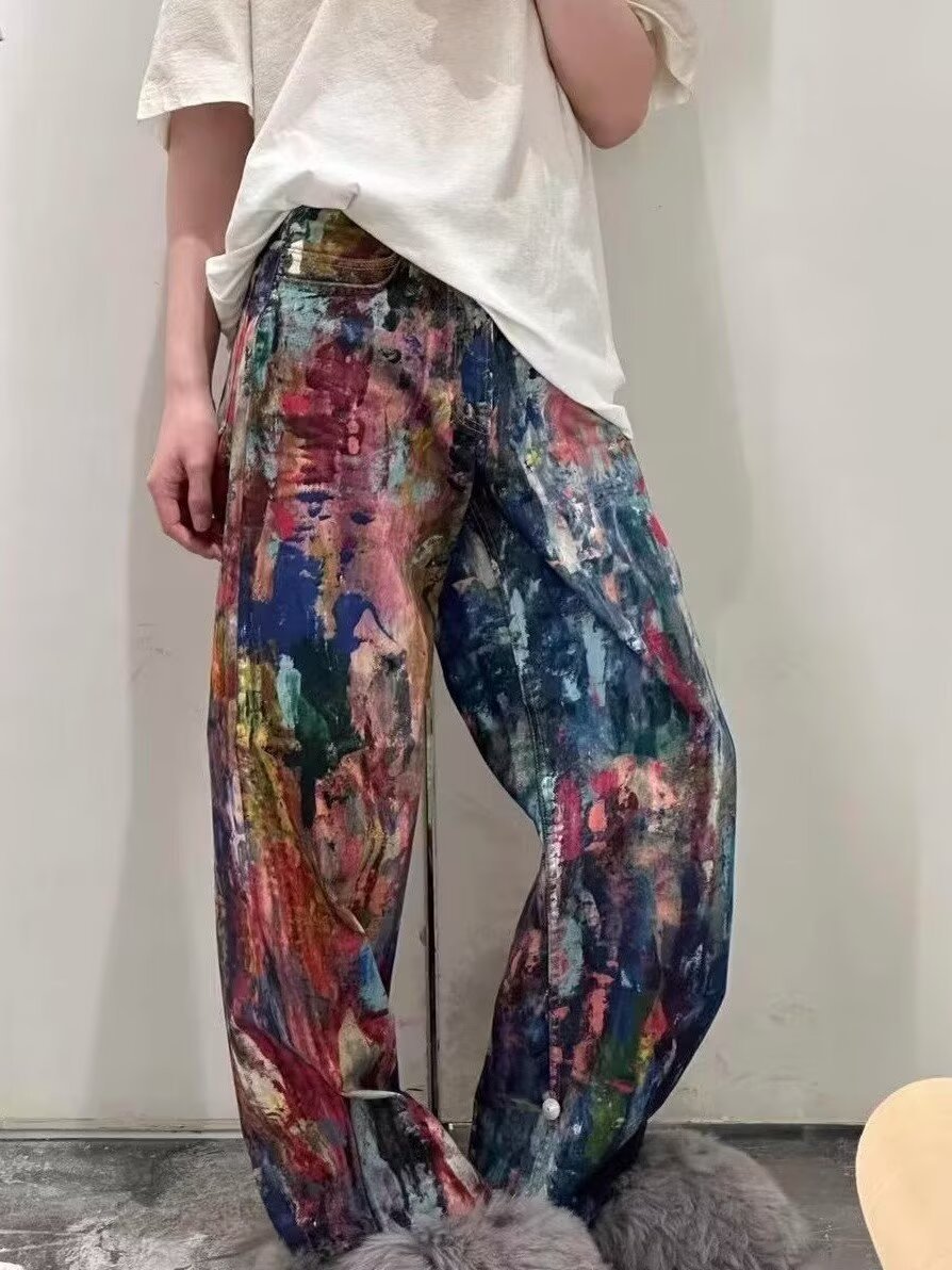 Unisex Bootcut Jeans For Man D - Mens Fashion Camo Pants avis et prix