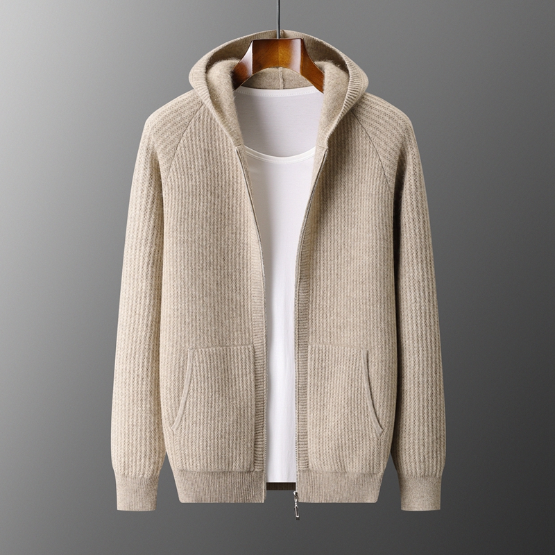 New Men's Thick Zipper Hoodie  - Men'S Fashion Zip Sweater avis et prix