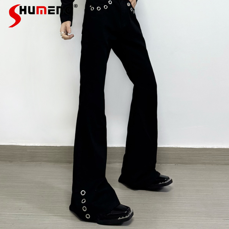 Fashion Metal Decoration Jeans - Men'S Fashion Jeans And Boots avis et prix