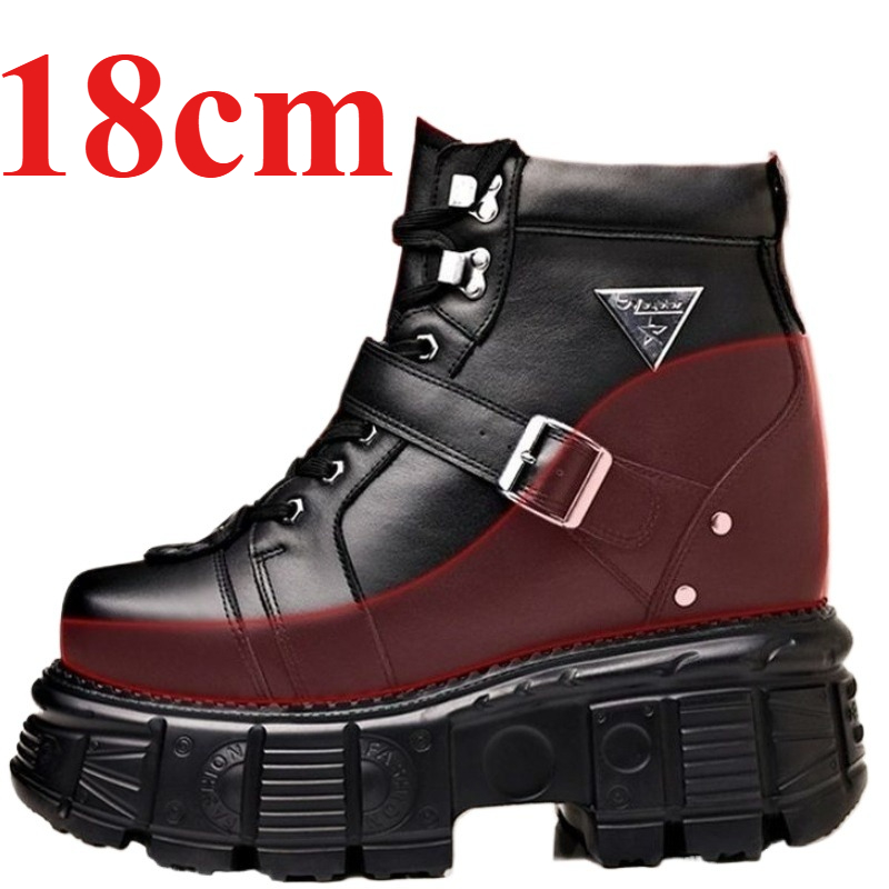 Genuine Leather Motorcycle Boo - Fashion Men'S Boots avis et prix