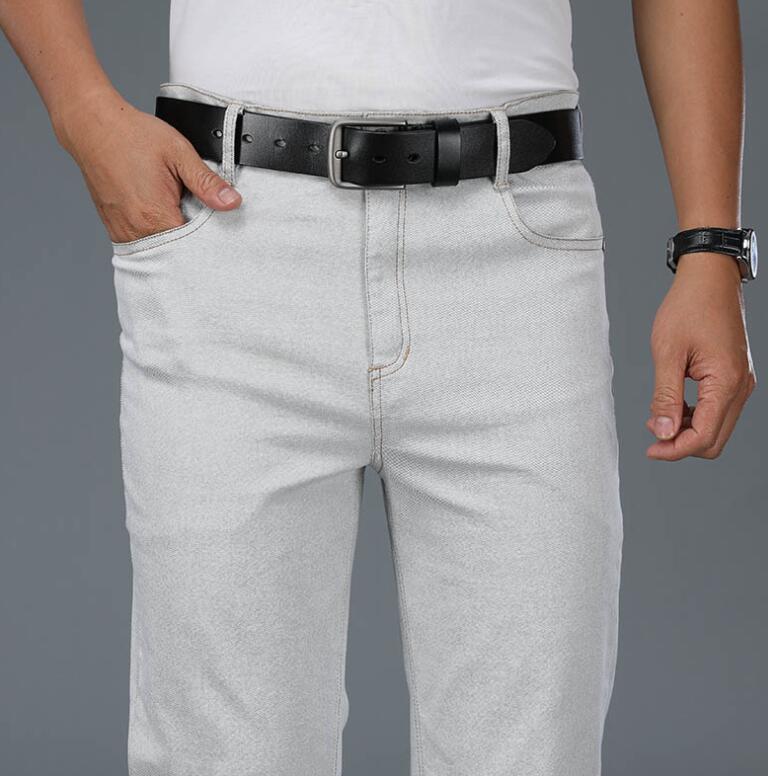 Men's Beige Loose Jeans Fashio - Men'S Fashion Jeans And Boots avis et prix
