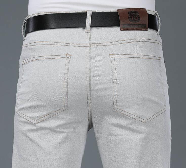 Men's Beige Loose Jeans Fashio - Men'S Fashion Jeans And Boots avis et prix