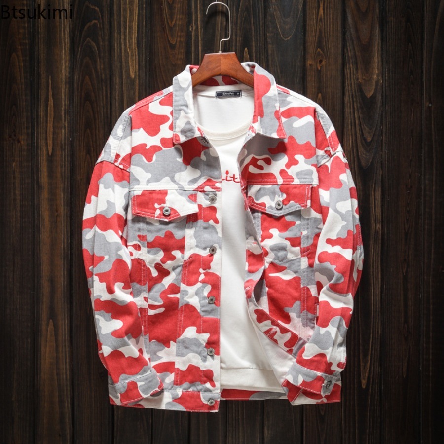 Spring Autumn Men's Fashion De - Mens Fashion Denim Jacket avis et prix
