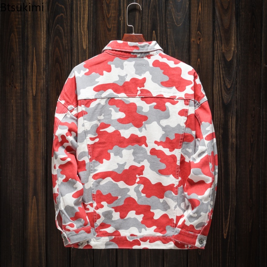 Spring Autumn Men's Fashion De - Mens Fashion Denim Jacket avis et prix