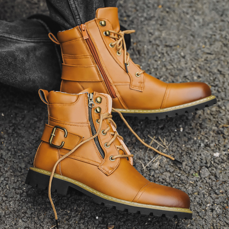 Quality Men Leather Boots Meta - Fashion Men'S Boots avis et prix