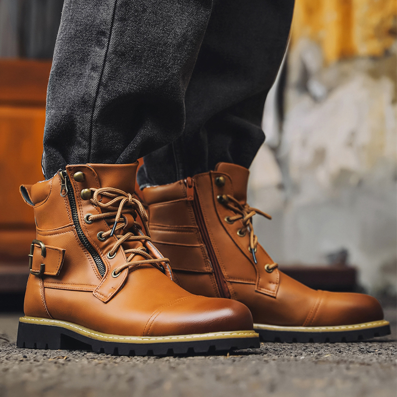 Quality Men Leather Boots Meta - Fashion Men'S Boots avis et prix
