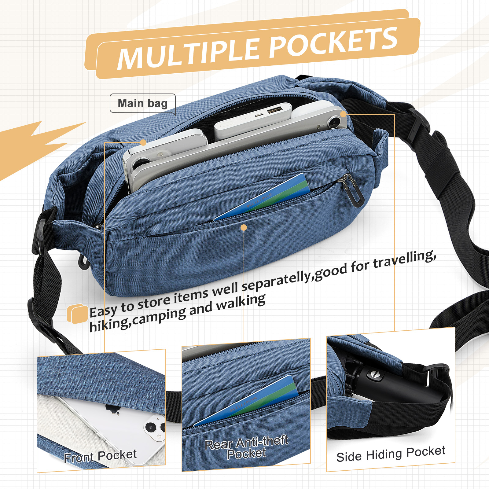 Fashionable Trendy Crossbody B - Belt Mens Fashion avis et prix