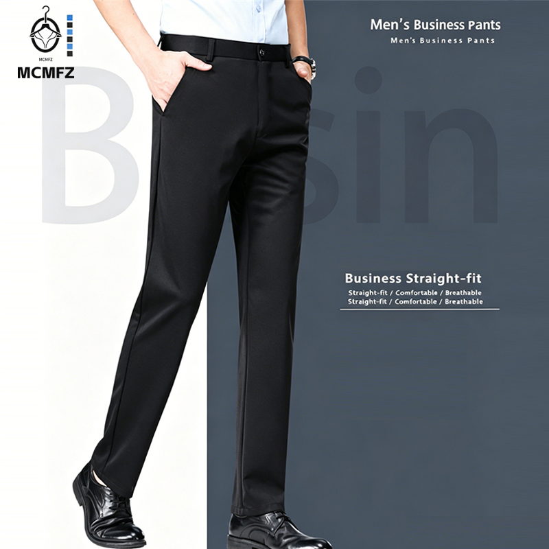 Mens Loose Straight Leg Four W - Formal Trouser Stretch avis et prix