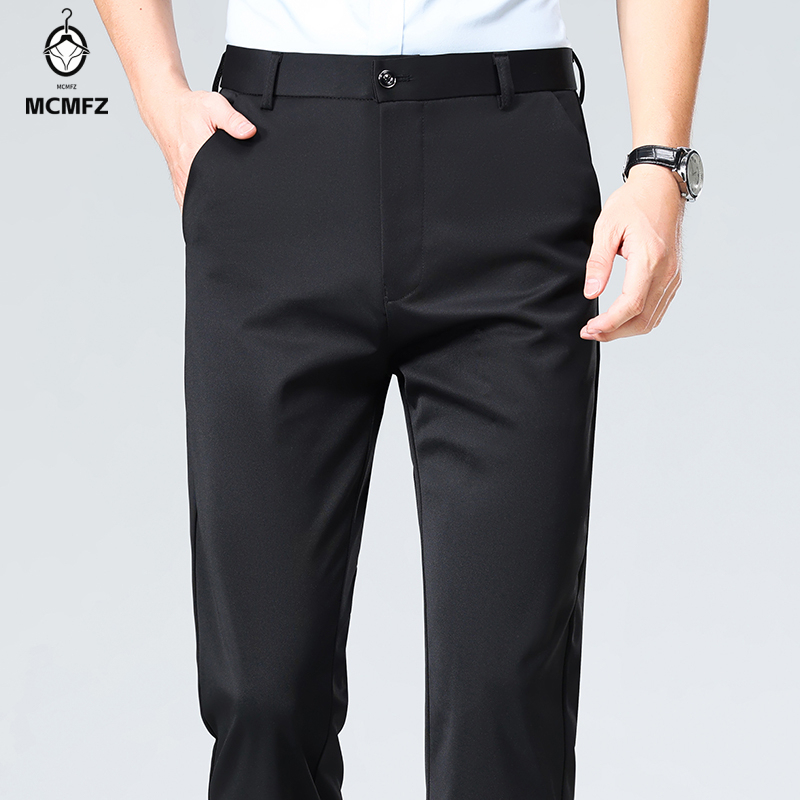 Mens Loose Straight Leg Four W - Formal Trouser Stretch avis et prix