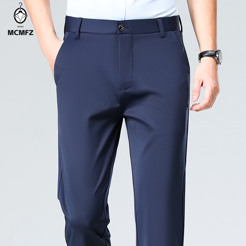 Mens Loose Straight Leg Four W - Formal Trouser Stretch avis et prix