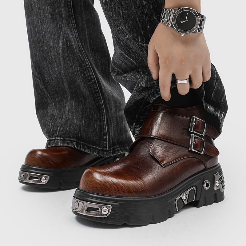 large size men fashion punk go - Fashion Men'S Boots avis et prix