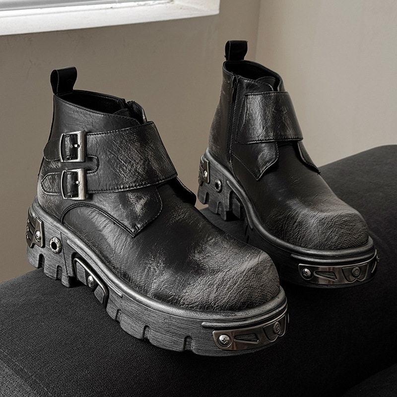 large size men fashion punk go - Fashion Men'S Boots avis et prix