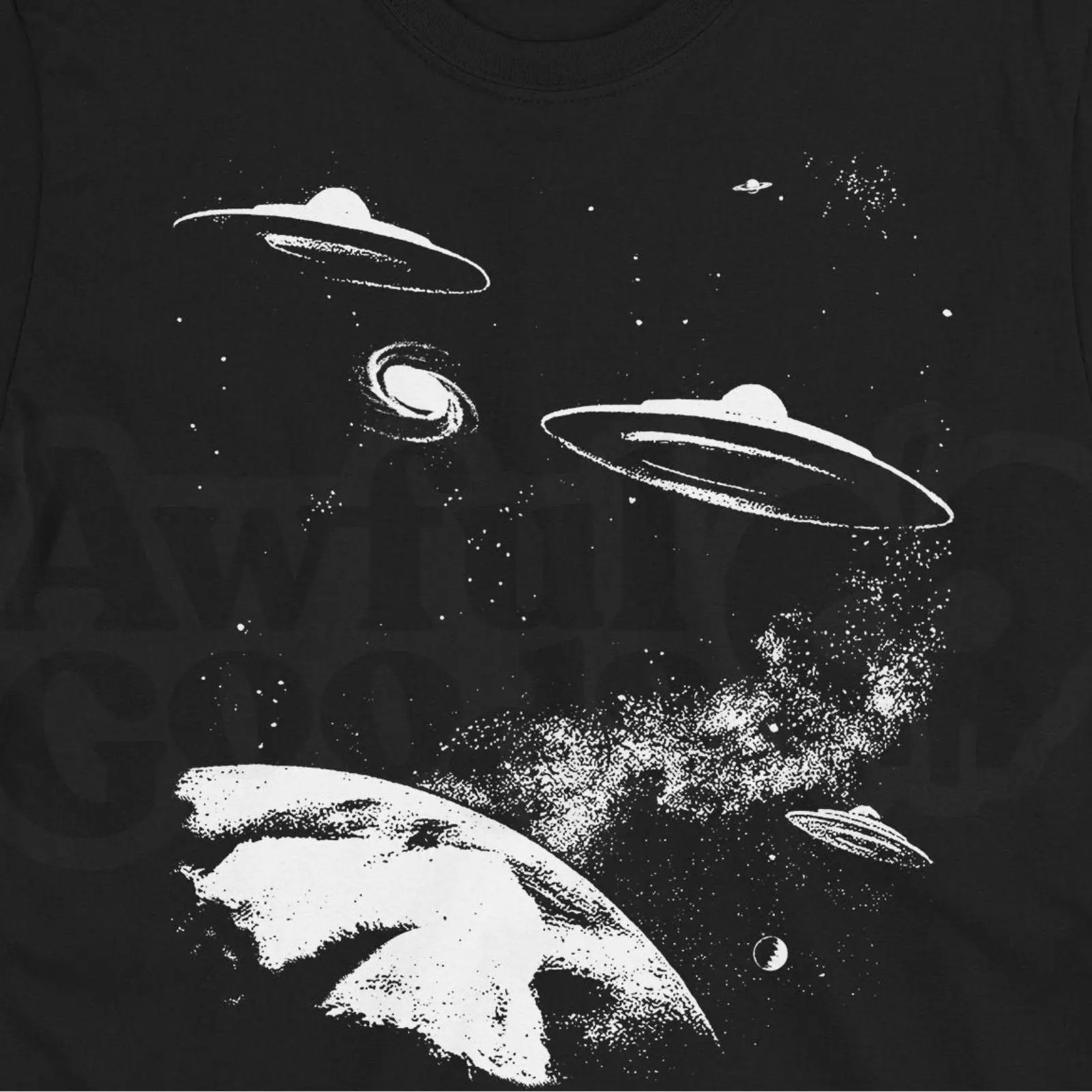 Retro UFO T Shirt 1950s Sci Fi - 1950S Fashion Men'S avis et prix