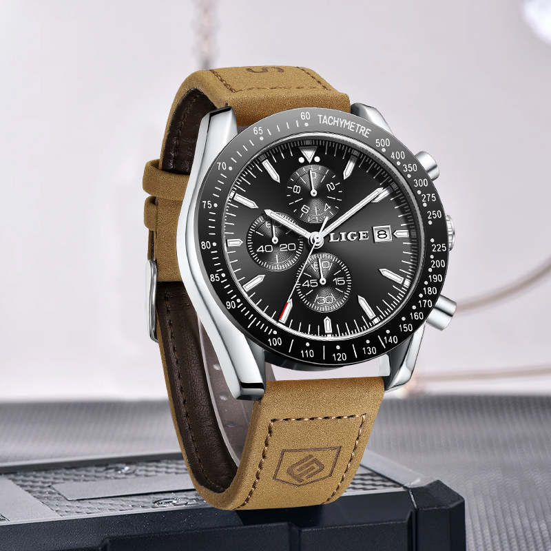 LIGE Retro Fashion Outdoor Qua - Belt Mens Fashion avis et prix