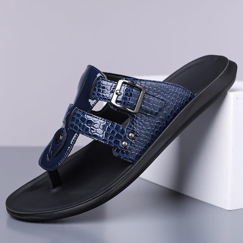 Summer New Men Flip Flops with - Belt Mens Fashion avis et prix