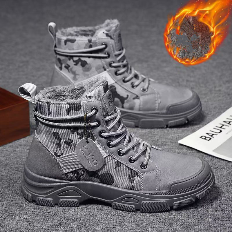 2025 Winter Camouflage Insulat - Men'S Fashion Jeans And Boots avis et prix