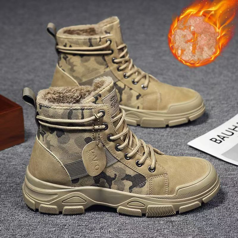 2025 Winter Camouflage Insulat - Men'S Fashion Jeans And Boots avis et prix