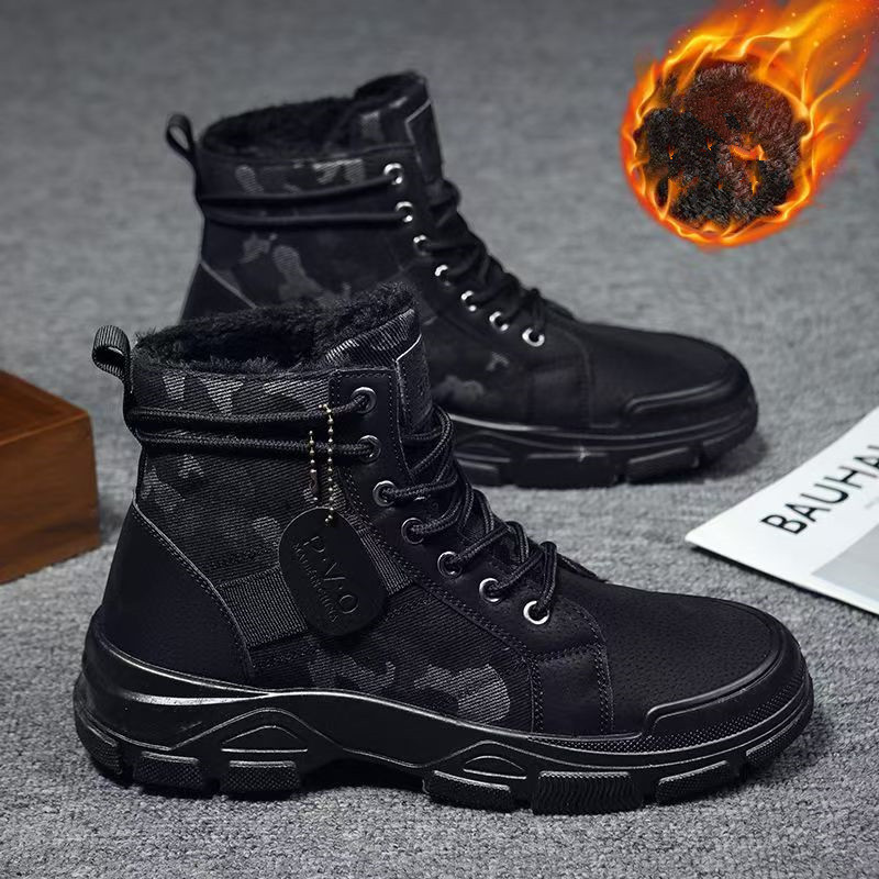 2025 Winter Camouflage Insulat - Men'S Fashion Jeans And Boots avis et prix