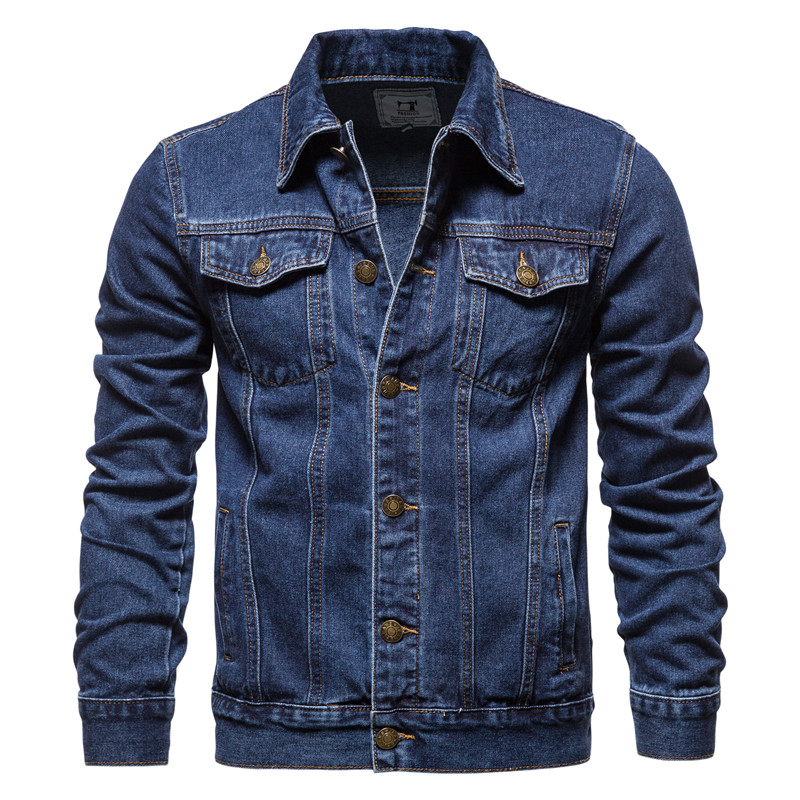 2025 Autumn Men Solid Denim Ja - Mens Fashion Denim Jacket avis et prix