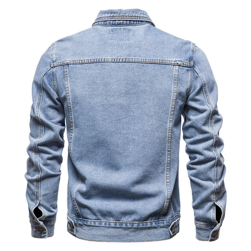 2025 Autumn Men Solid Denim Ja - Mens Fashion Denim Jacket avis et prix