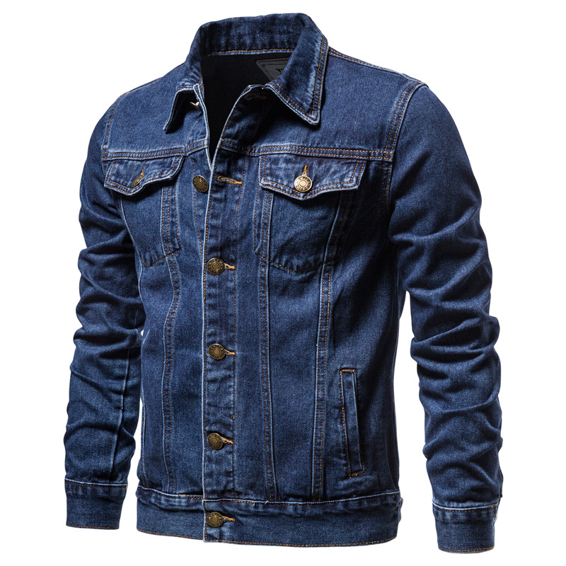 2025 Autumn Men Solid Denim Ja - Mens Fashion Denim Jacket avis et prix