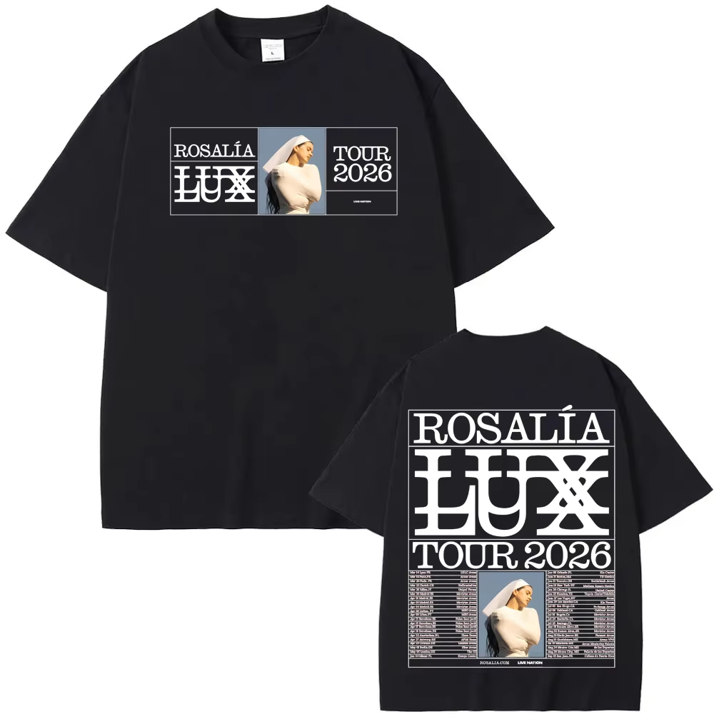 ROSALIA LUX tour T-SHIRT 2026  - Men'S Fashion Websites avis et prix