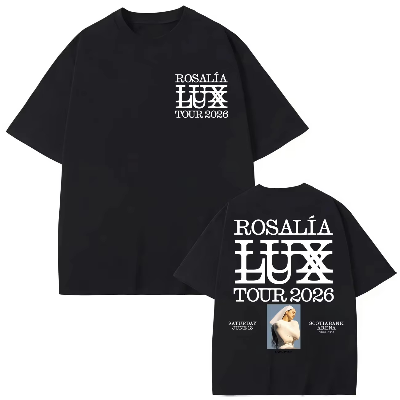 ROSALIA LUX tour T-SHIRT 2026  - Men'S Fashion Websites avis et prix