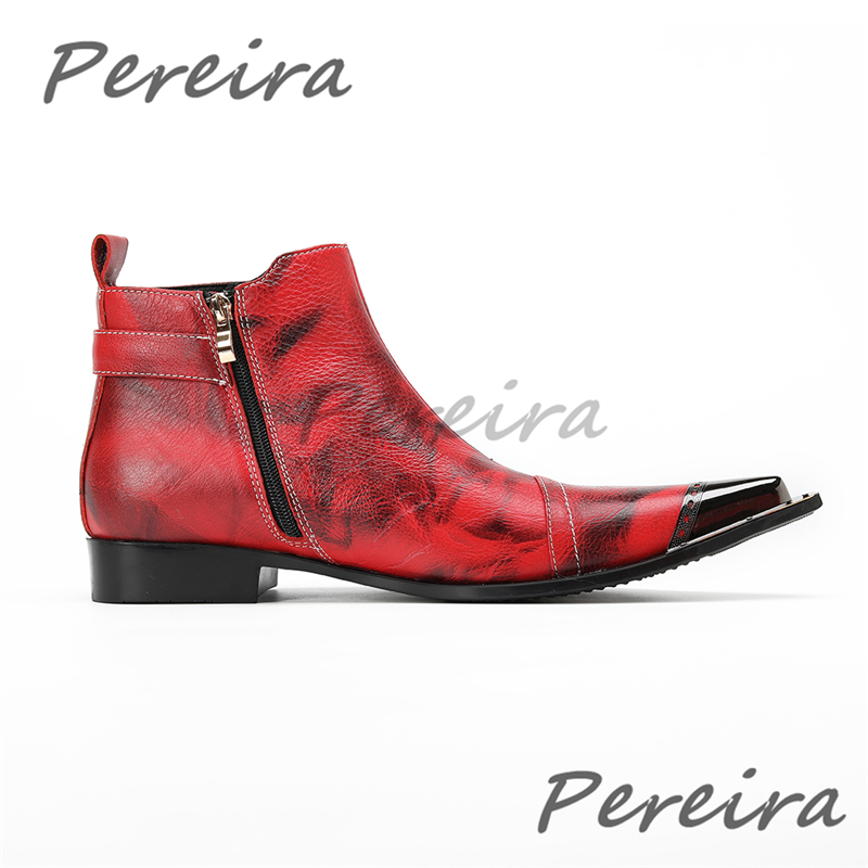Red Black Iron Pointy Toe Men' - Belt Mens Fashion avis et prix