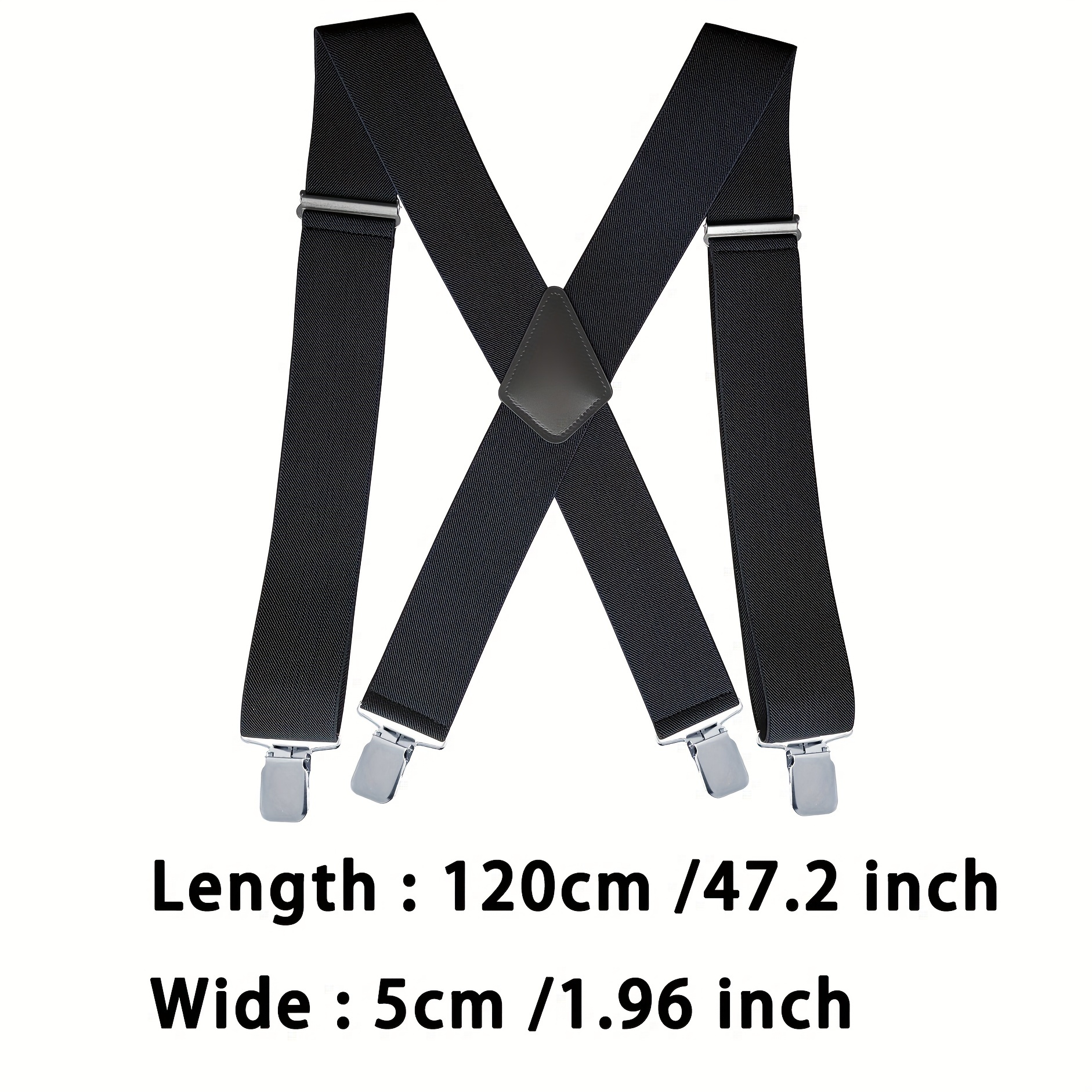 Heavy Duty Big Size Suspenders - Suspenders Clip Men avis et prix
