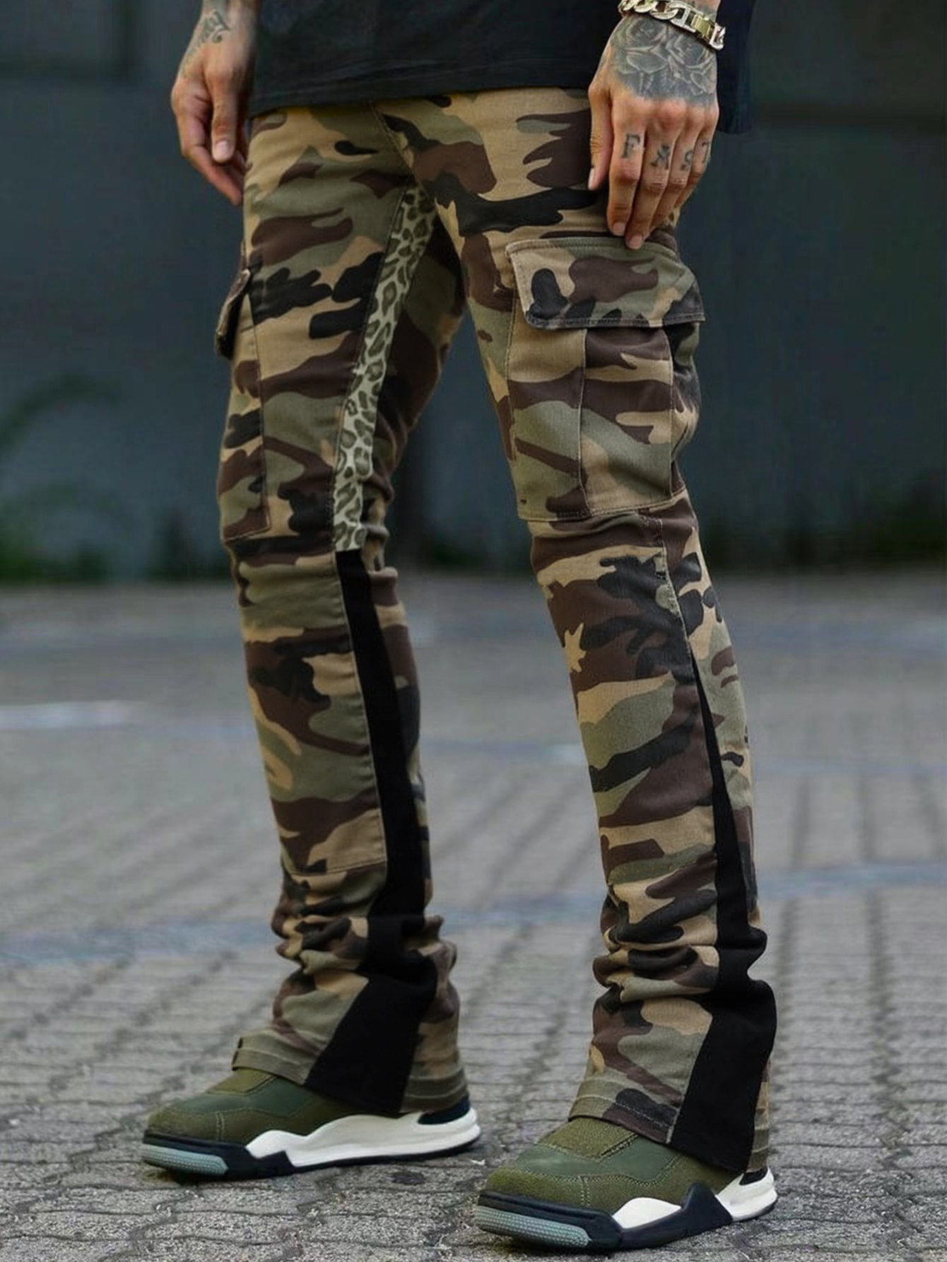 Men's Simple Camo Casual Pants - Mens Fashion Camo Pants avis et prix
