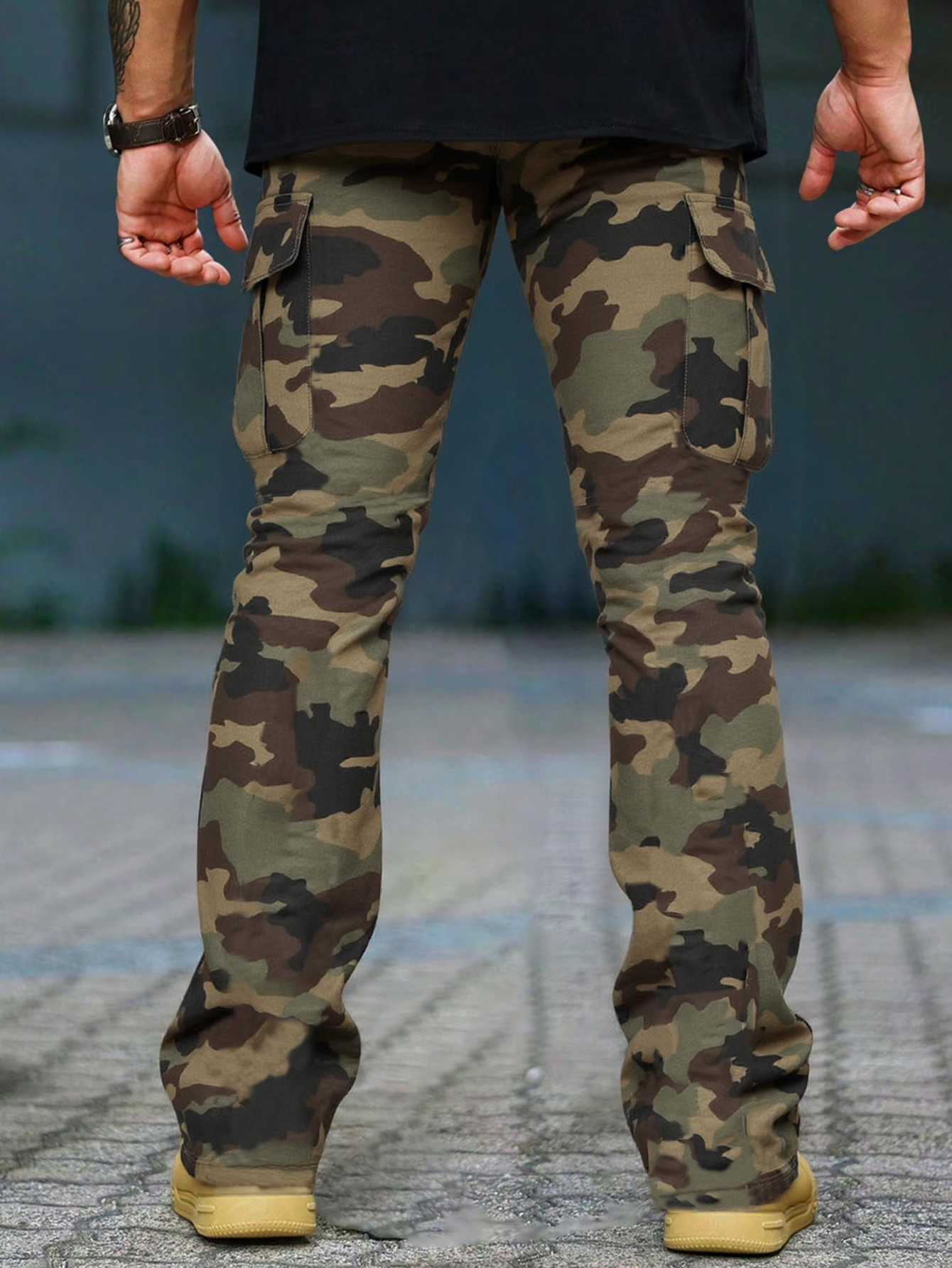 Men's Simple Camo Casual Pants - Mens Fashion Camo Pants avis et prix