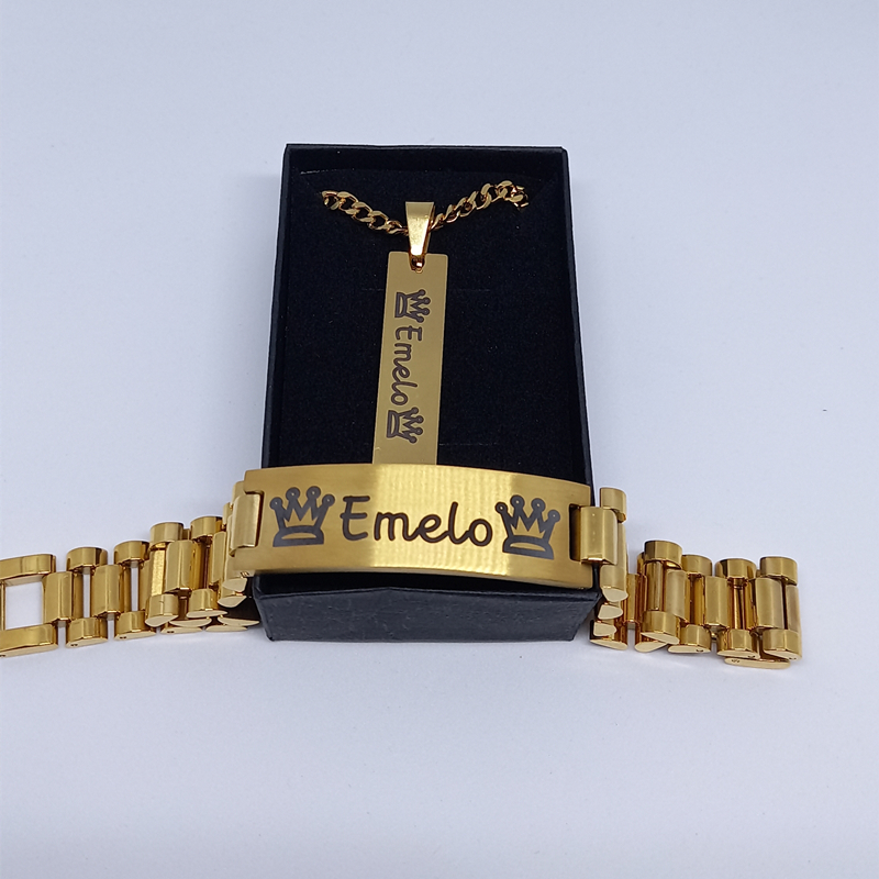 Custom Men Name Necklace Big B - Men'S Fashion Jewelry Bracelets avis et prix