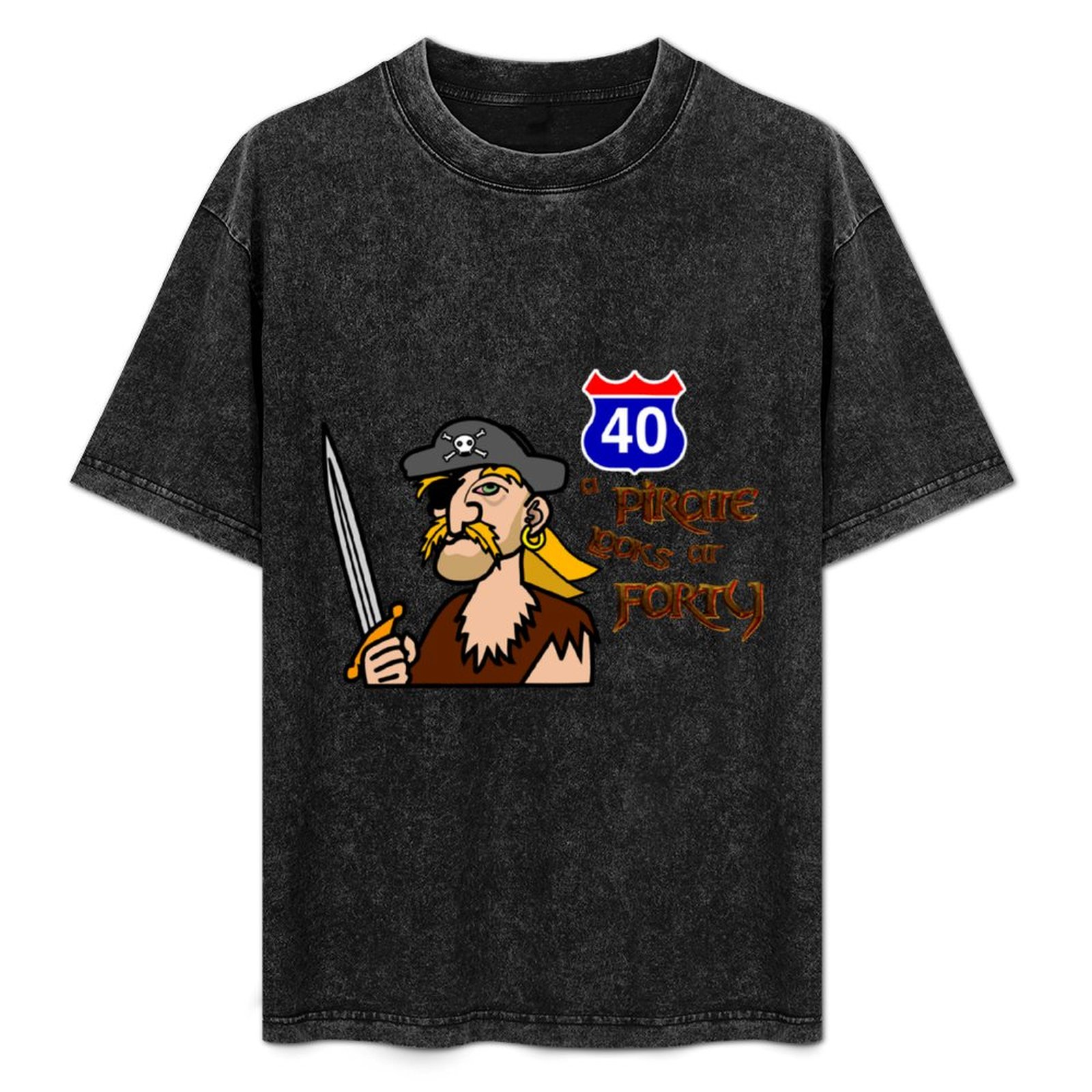 A Pirate Looks At 40 T-Shirt F - Men'S Fashion At 40 avis et prix