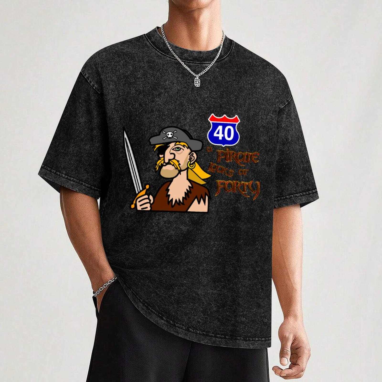 A Pirate Looks At 40 T-Shirt F - Men'S Fashion At 40 avis et prix