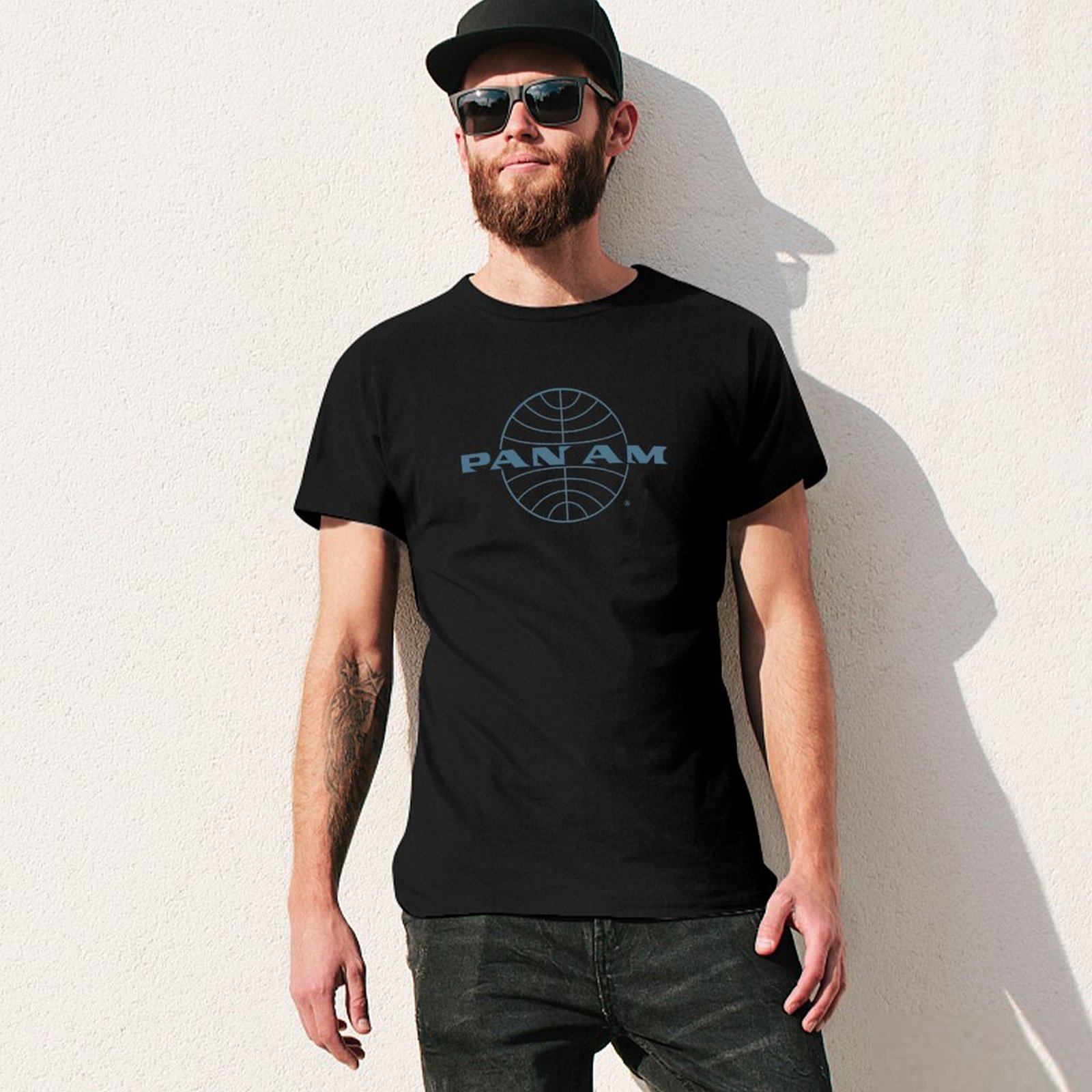 Pan Am Early 1950s Wordmark Ex - 1950S Fashion Men'S avis et prix