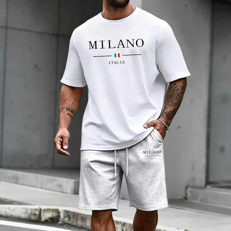 Men's Tracksuit Short Sleeve T - Mens Fashion Clothes avis et prix