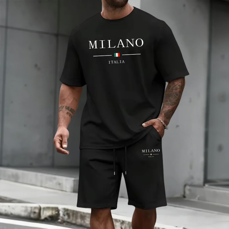 Men's Tracksuit Short Sleeve T - Mens Fashion Clothes avis et prix