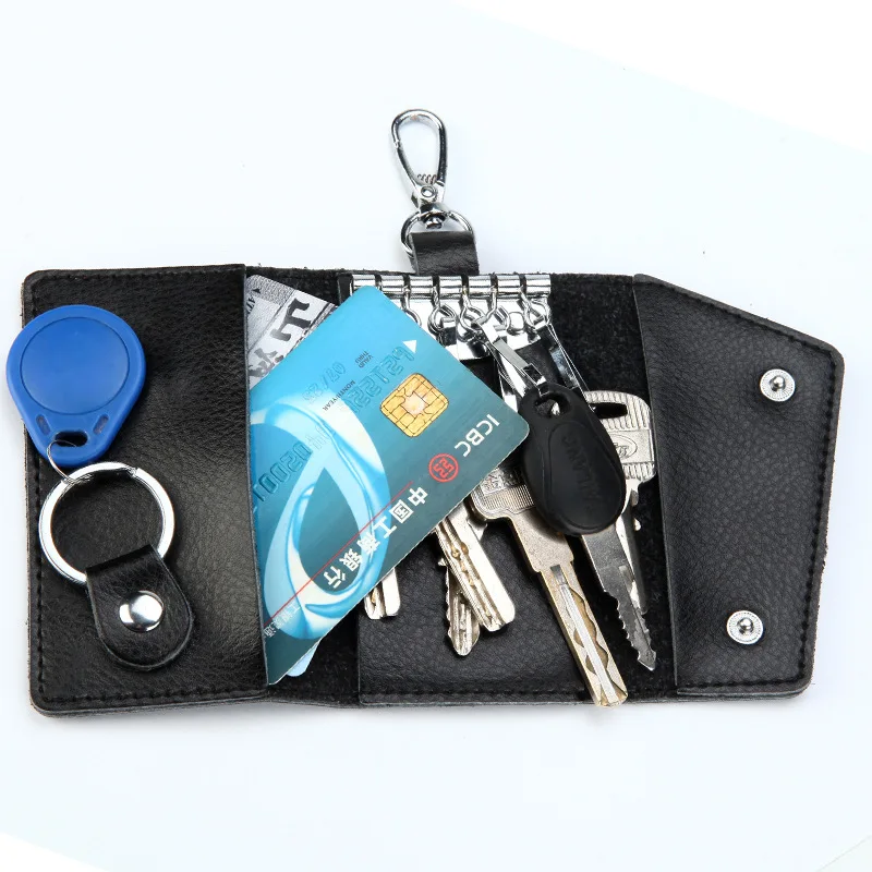 1 PC Second Layer Cowhide Keyc - Men Fashion Key avis et prix