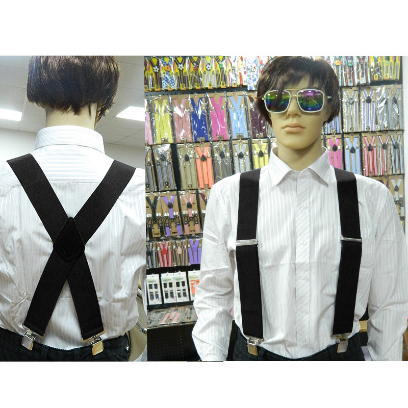 5cm Men Suspenders High Elasti - Suspenders Clip Men avis et prix