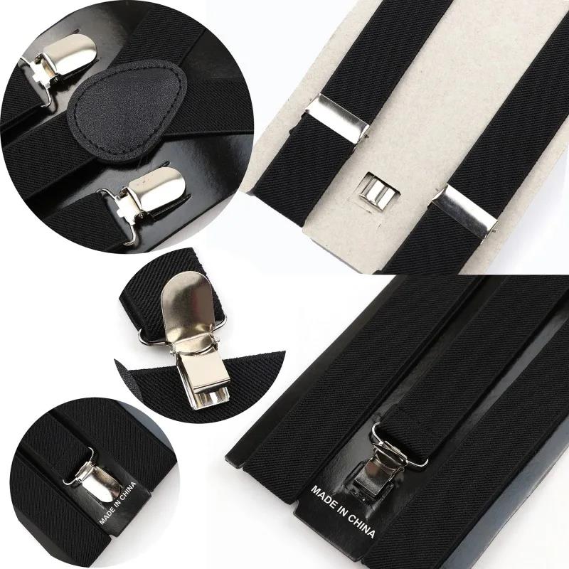 Practical 35/25/20mm Wide Men  - Suspenders Clip Men avis et prix