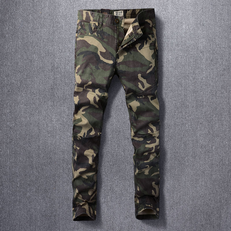 Designer Fashion Men Jeans Hig - Mens Fashion Camo Pants avis et prix