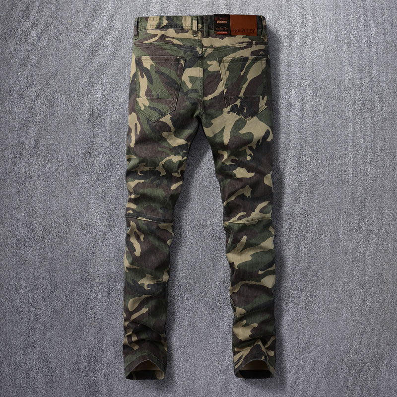 Designer Fashion Men Jeans Hig - Mens Fashion Camo Pants avis et prix