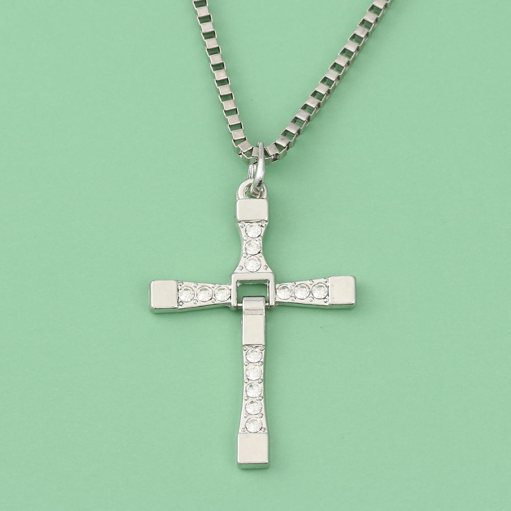 Fashion Punk Rhinestone Cross  - Mens Fashion Show avis et prix