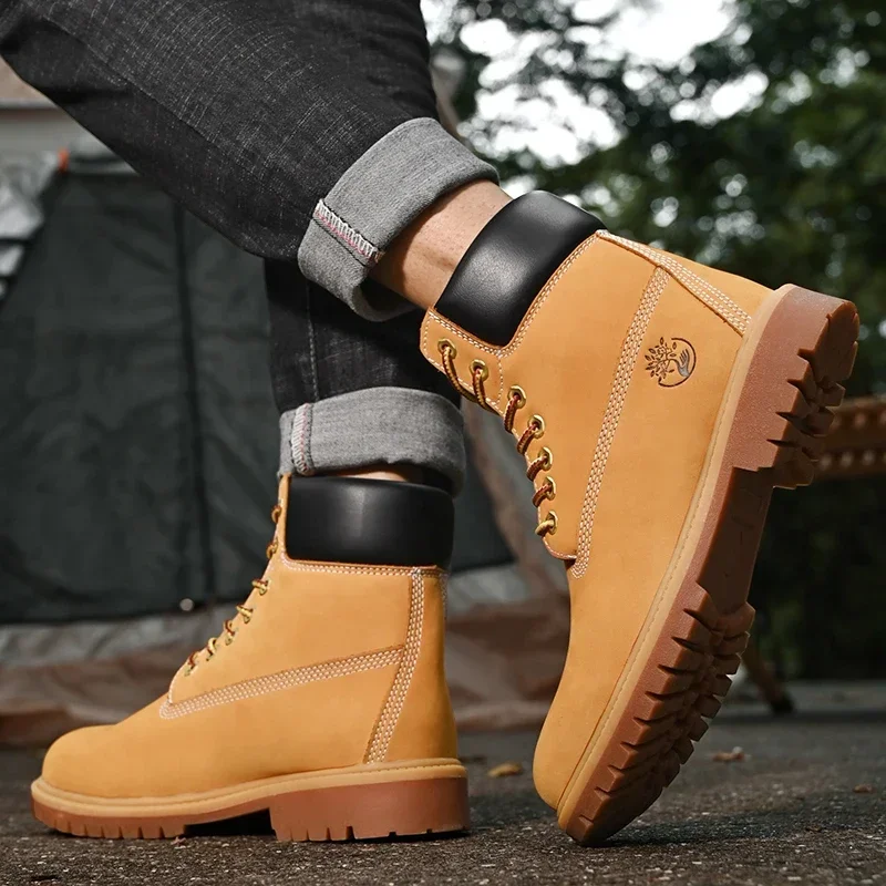 Boots Men High Top Boots High  - Mens Fashion Trainers avis et prix