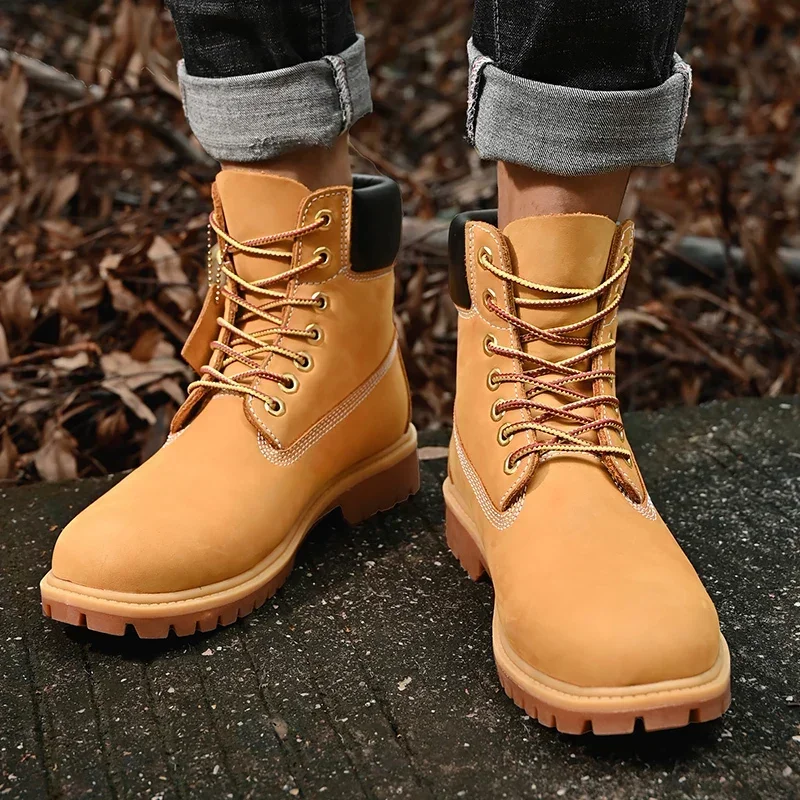 Boots Men High Top Boots High  - Mens Fashion Trainers avis et prix