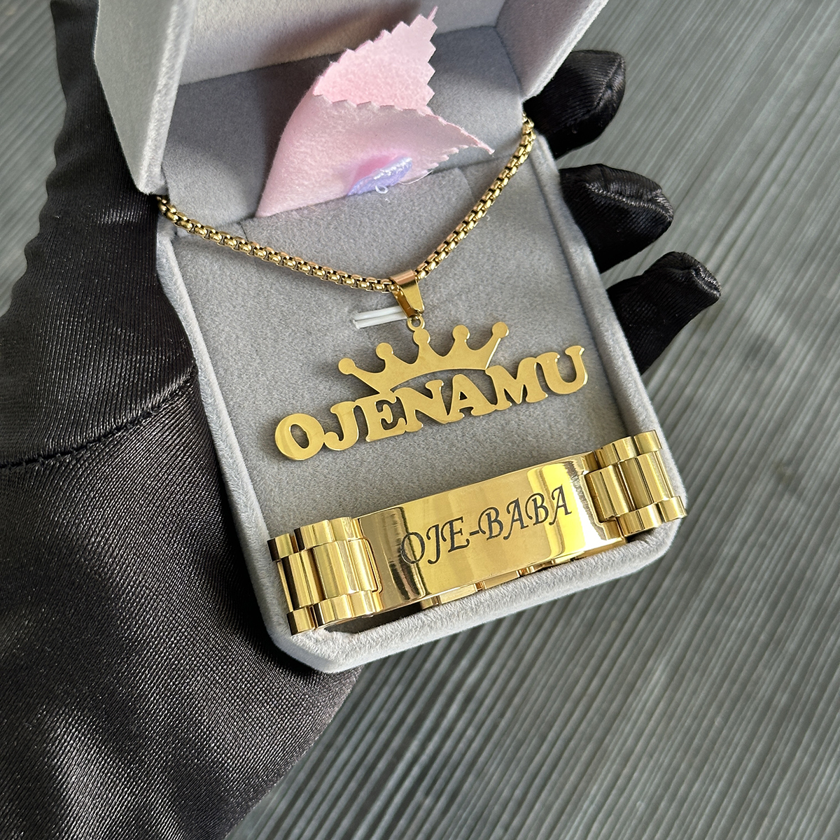 New Customized Name Necklace B - Men'S Fashion Jewelry Bracelets avis et prix