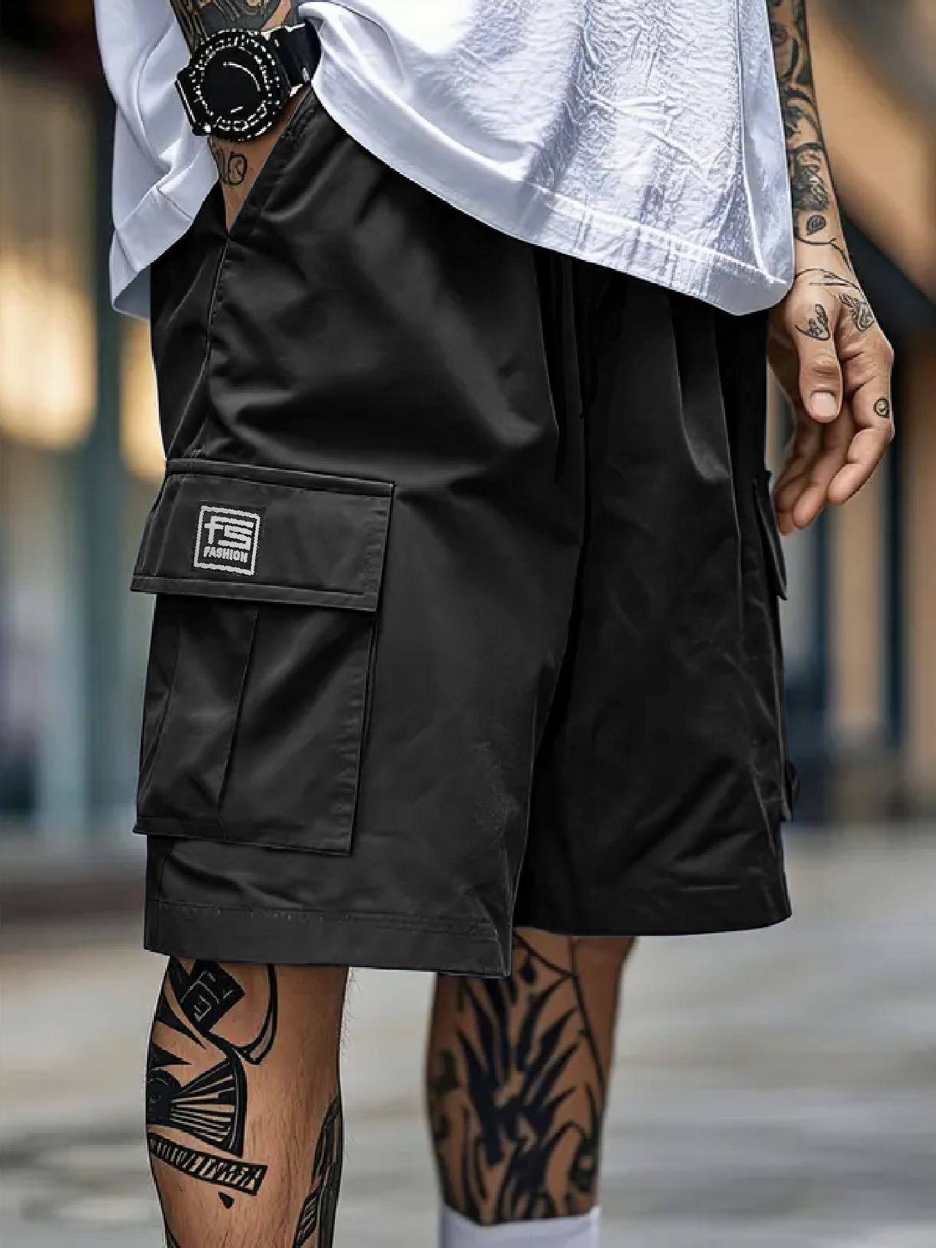 Men's overalls shorts casual o - Belt Mens Fashion avis et prix